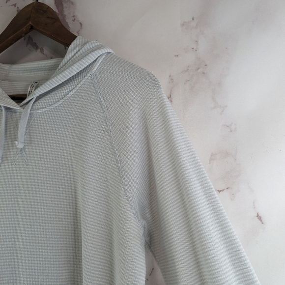 Kuhl Hoodie Womens Large Stria Gray Striped Pullover Kangaroo Pocket - Picture 11 of 12